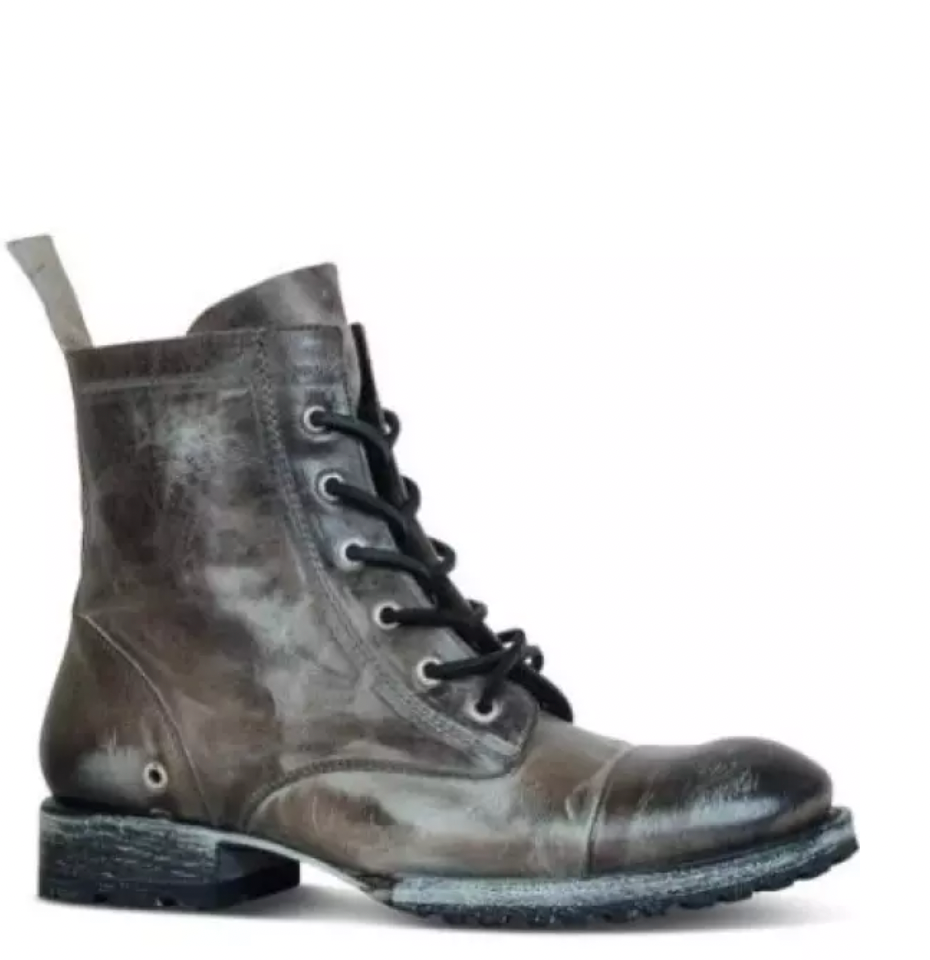 Vintage Winterstiefel Herren | Klassischer PU-Leder Look & Weiches Innenfutter