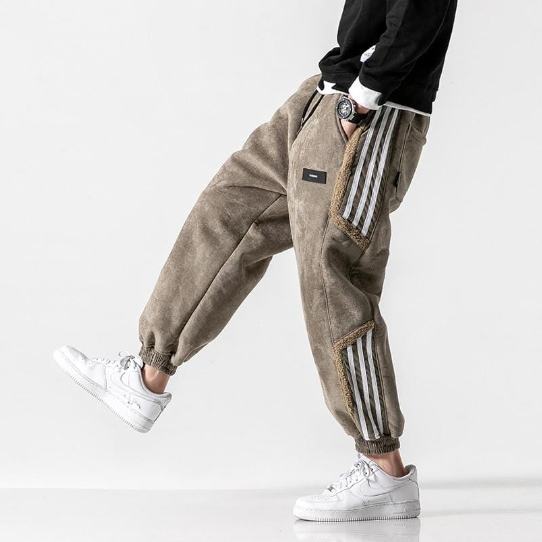 Herren Joggerhose mit Streifendetail | Bequemer Style für sportliche Streetwear-Looks