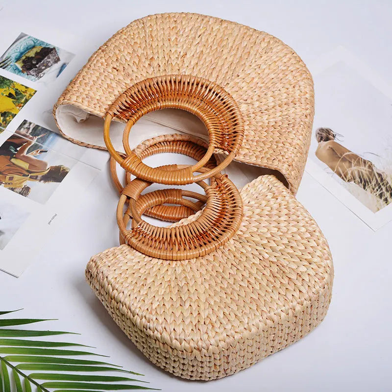 Clarie | Elegante Rattan Tasche für Damen