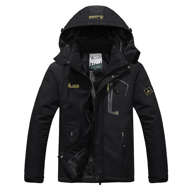 Calvian | Herren Winter Parka mit Fleece-Futter, Wind- & Wasserabweisend