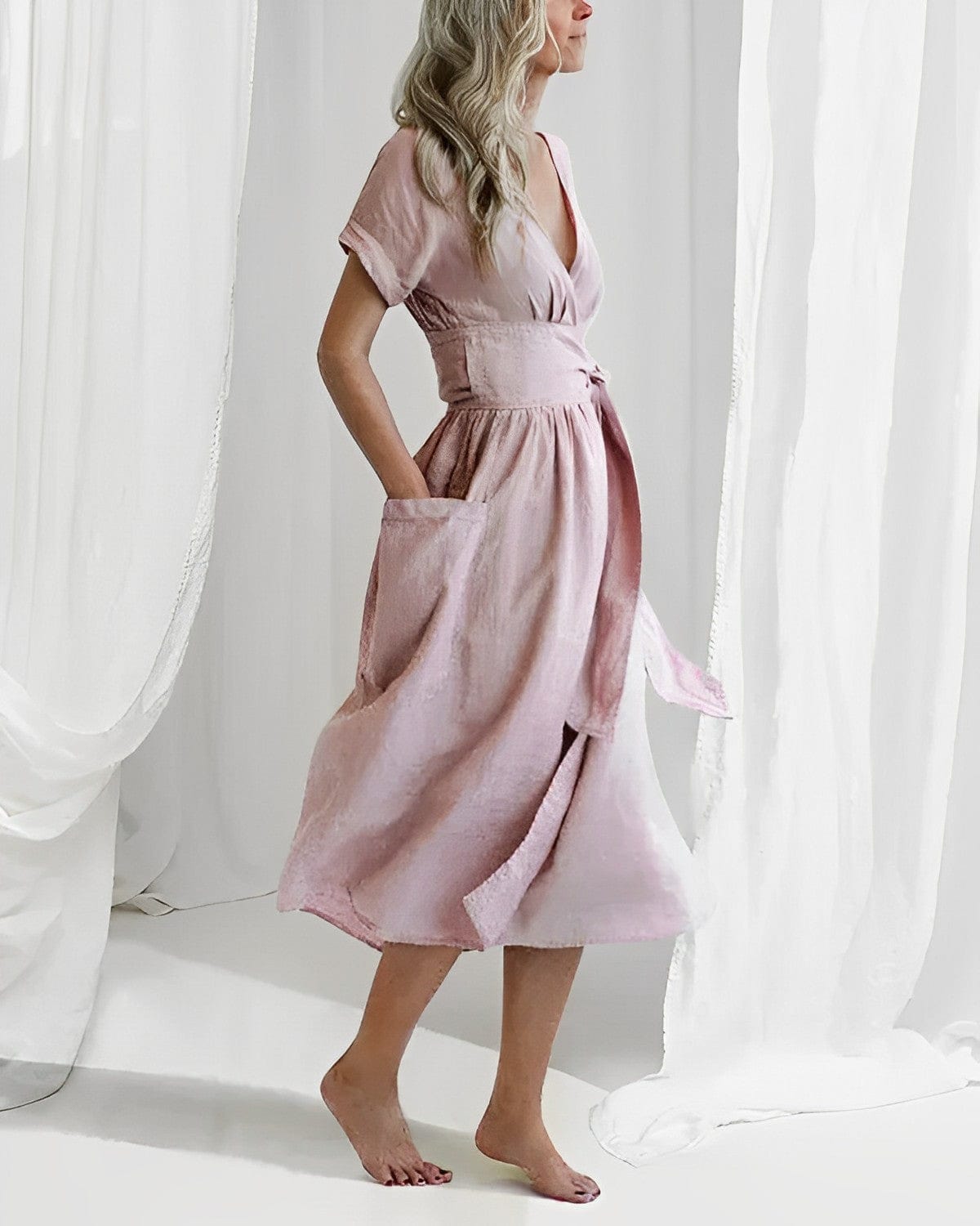 Franziska | Stilvolles Leinenkleid für jeden Anlass