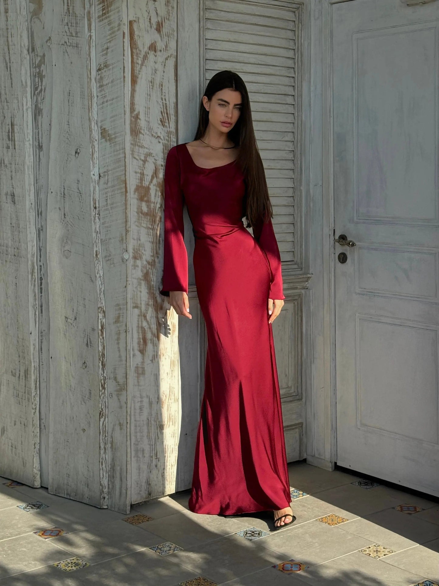 Elegantes Damen Maxikleid | Figurbetont & luxuriös für besondere Anlässe