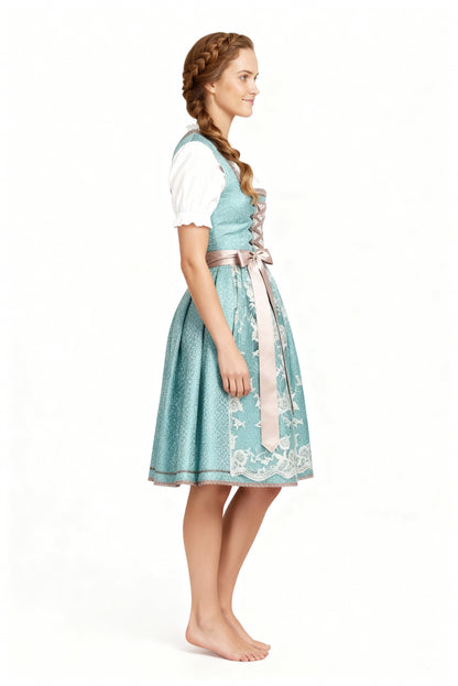 Dirndl Damen Tracht mit Schürze | Perfekt für Oktoberfest & Festliche Anlässe