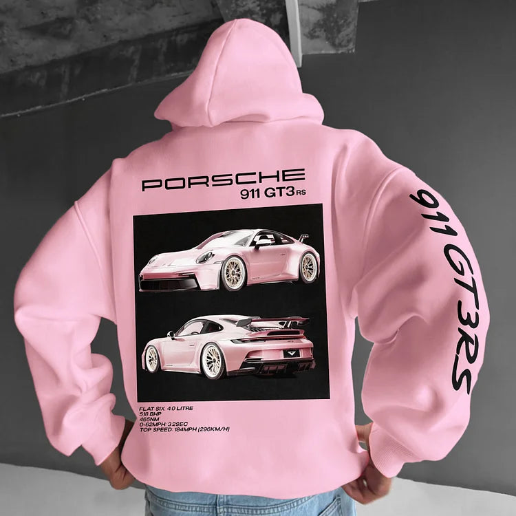 Arvid | Unisex Oversized Hoodie mit Porsche 911 GT3RS Print