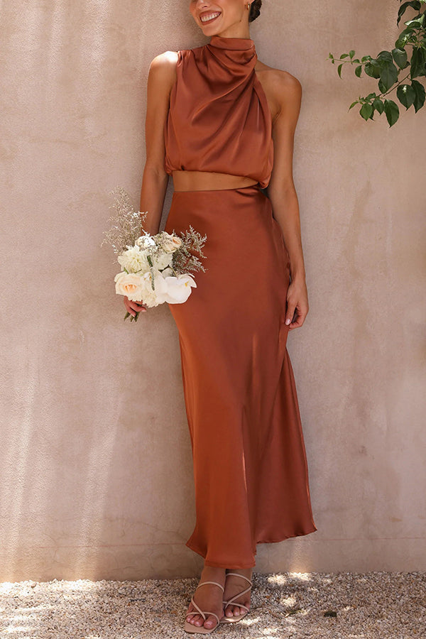 Megani | Elegantes Maxi-Rock-Set