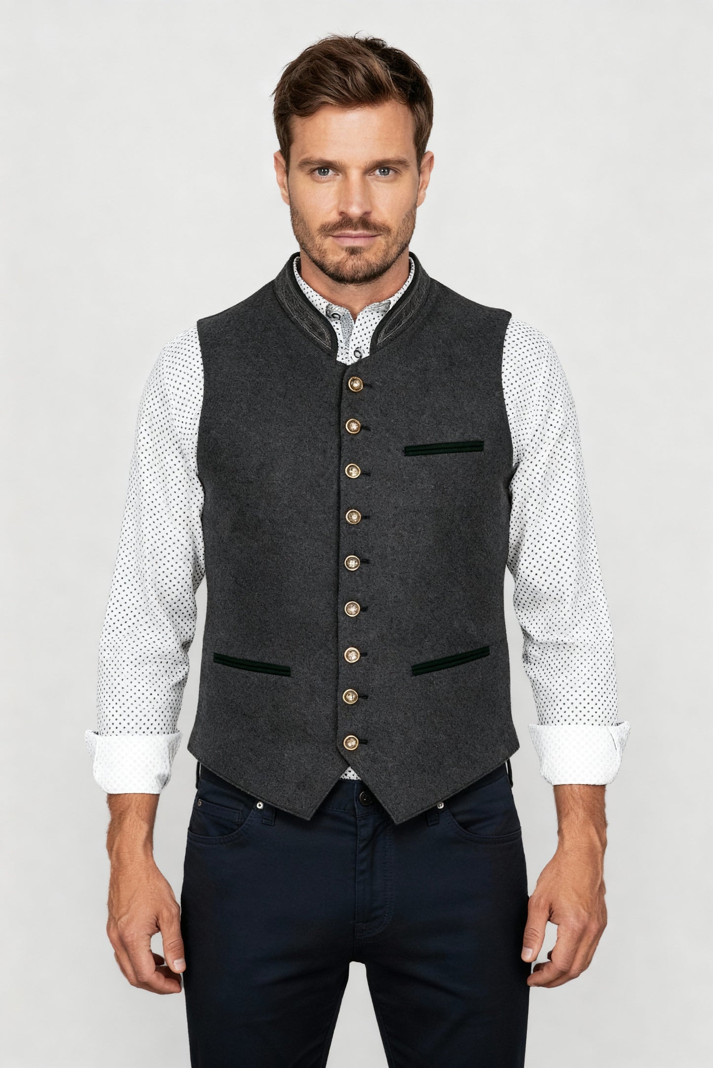 Thermal Vest Herren | Stylische, warme Weste mit V-Ausschnitt