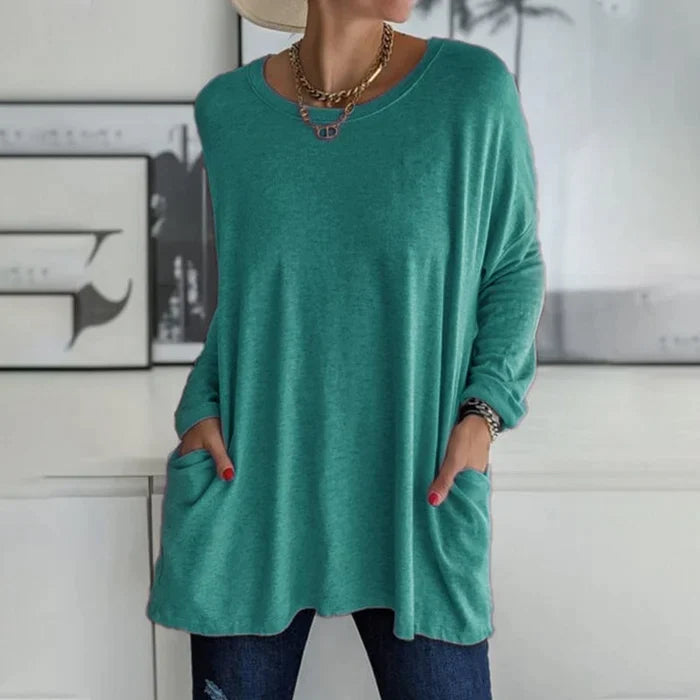 Cariel | Modische Tunika-Bluse mit Tasche