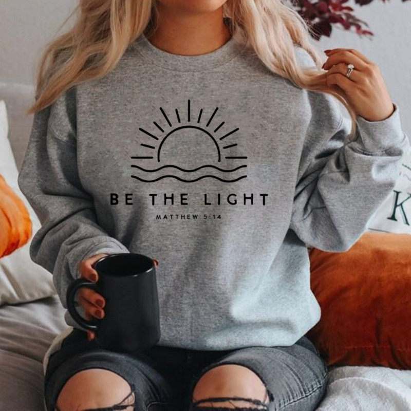 GiiGii | Stijlvolle Sweater "Be The Light" - Modischer pullover