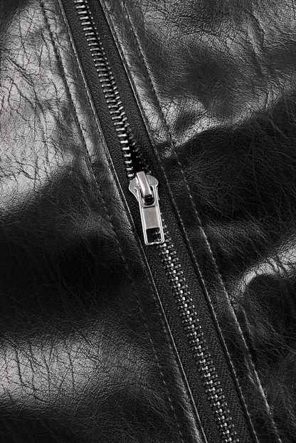 Damen Kunstlederjacke | Figurbetonter Stil & Zeitlose Eleganz