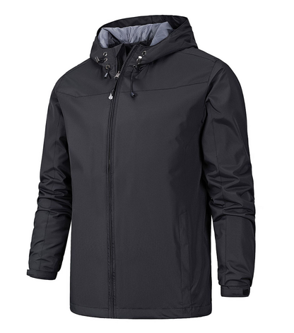 Alaric | Herren Regenjacke mit Kapuze | Leichte, wasserdichte und atmungsaktive Jacke