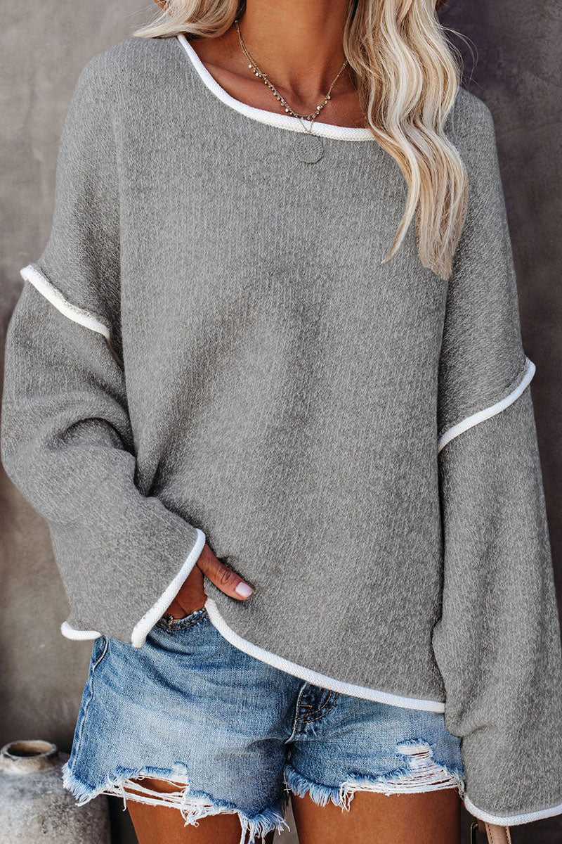 Zannine | Oversize Strickpullover mit Fledermausärmeln für Damen