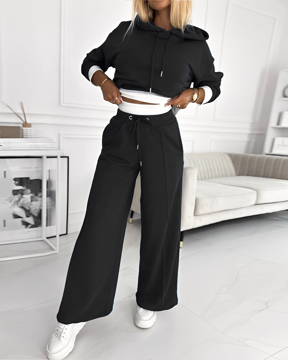 Stilvolles Damen Trainingsanzug-Set mit Kapuze – Komfortabel, Trendy & Alltagsbereit