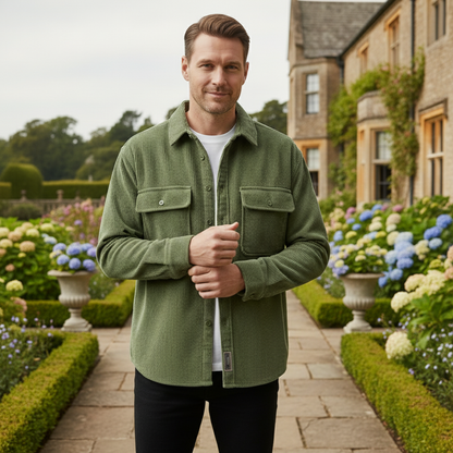 Herren Cordjacke mit Fleece | Wärmend & Stilvoll für Herbst & Winter