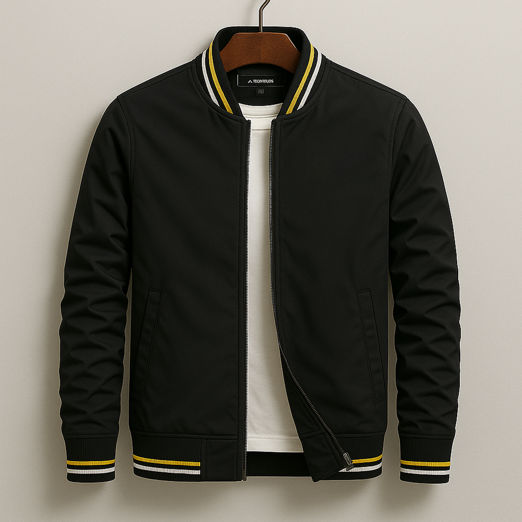 Herren-Bomberjacke mit Sportlichem College-Stil | Moderner Street-Style