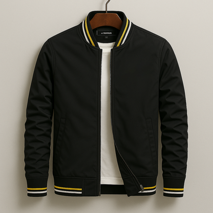 Herren-Bomberjacke mit Sportlichem College-Stil | Moderner Street-Style