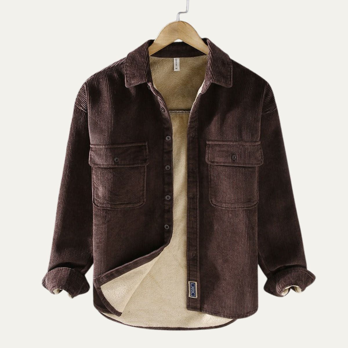 Herren Cordjacke mit Fleece | Wärmend & Stilvoll für Herbst & Winter