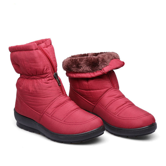 Sarilina | Damen wasserdichte Winterstiefel mit Reißverschluss