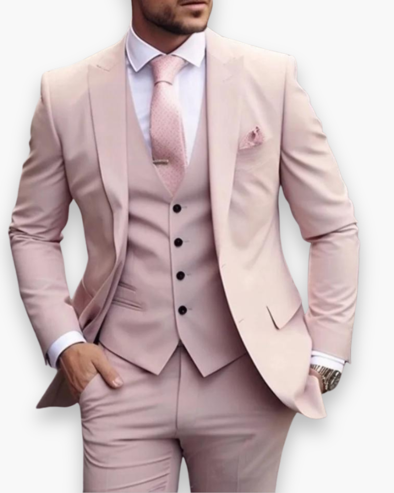 Dreiteiliger Herrenanzug mit Weste | Eleganz und Stil für jeden Anlass