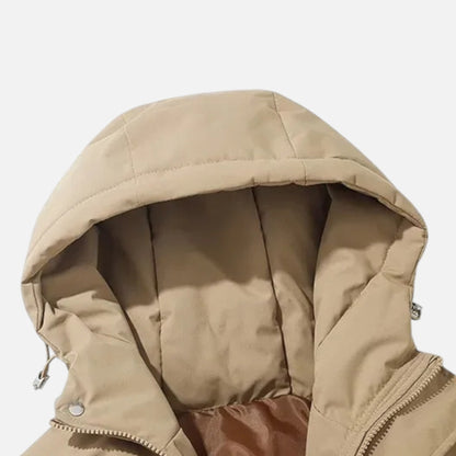 Hooded Cotton Puffer Jacket | Unisex, Leicht & Wärmend