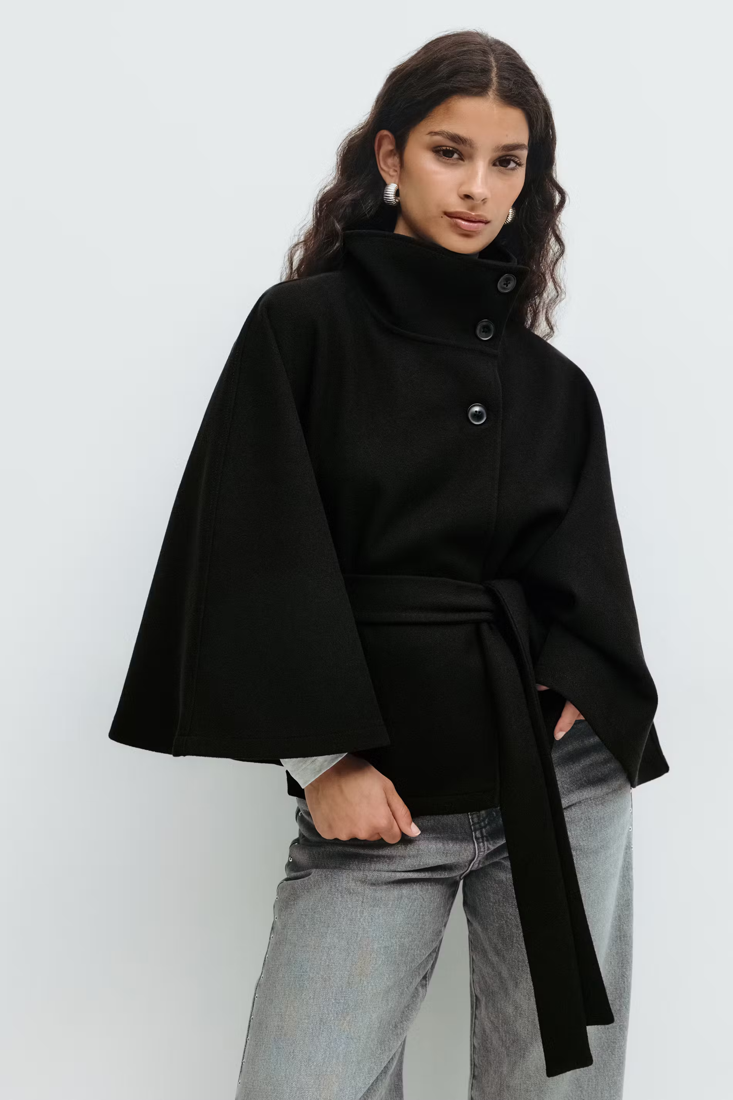 Damen Jacke mit Gürtel und weitem Schnitt | Eleganz trifft modernen Komfort