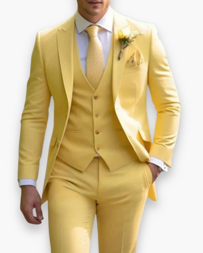 Dreiteiliger Herrenanzug mit Weste | Eleganz und Stil für jeden Anlass