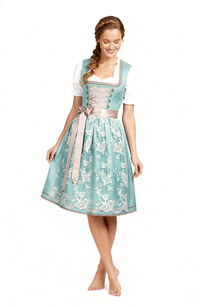Dirndl Damen Tracht mit Schürze | Perfekt für Oktoberfest & Festliche Anlässe