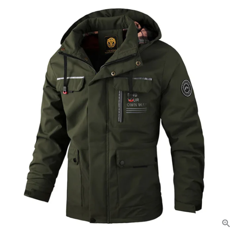 Carter | Herren Winterjacke mit Kapuze | Modern & Praktisch mit Taschen