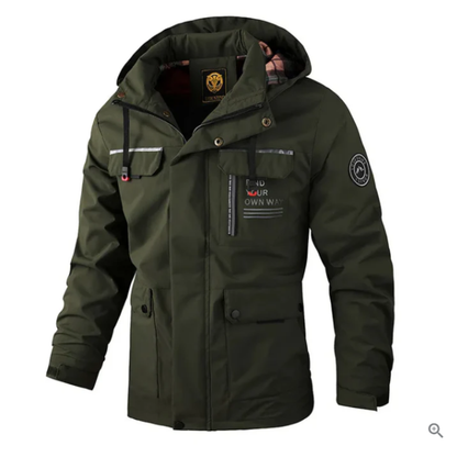 Carter | Herren Winterjacke mit Kapuze | Modern & Praktisch mit Taschen