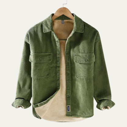 Herren Cordjacke mit Fleece | Wärmend & Stilvoll für Herbst & Winter