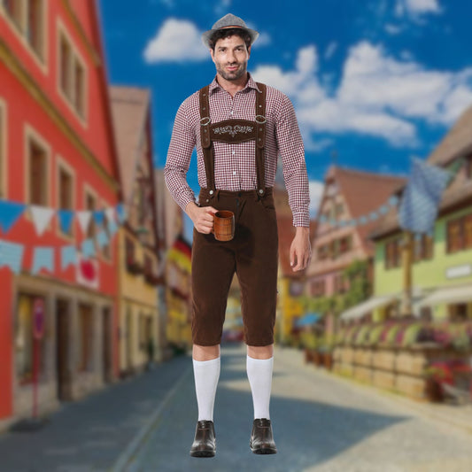 William | Drei-teiliges Oktoberfest Lederhosen-Set