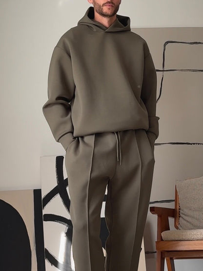 Herren Minimalistischer Jogginganzug | Moderner Schnitt mit Hoodie und Hose