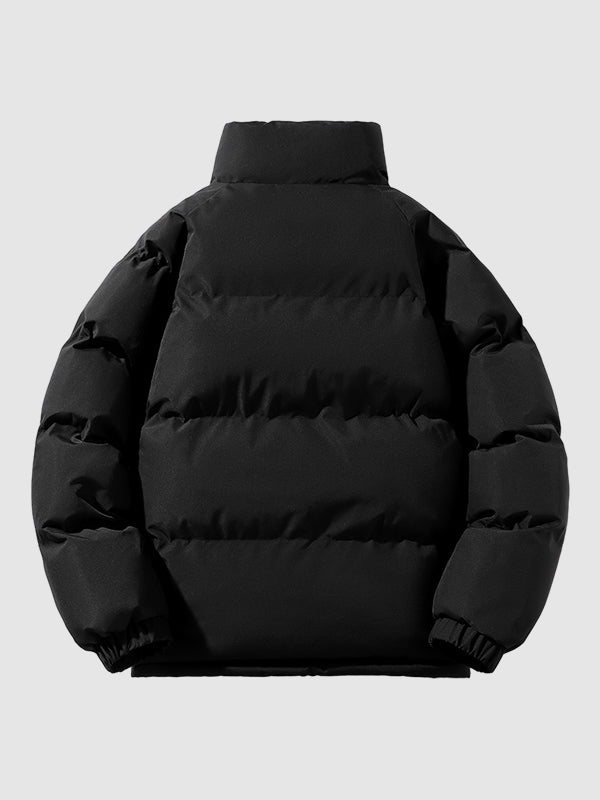 Pufferjacke Herren | Gefütterte Kapuzenjacke mit Fleece für Winter & Outdoor