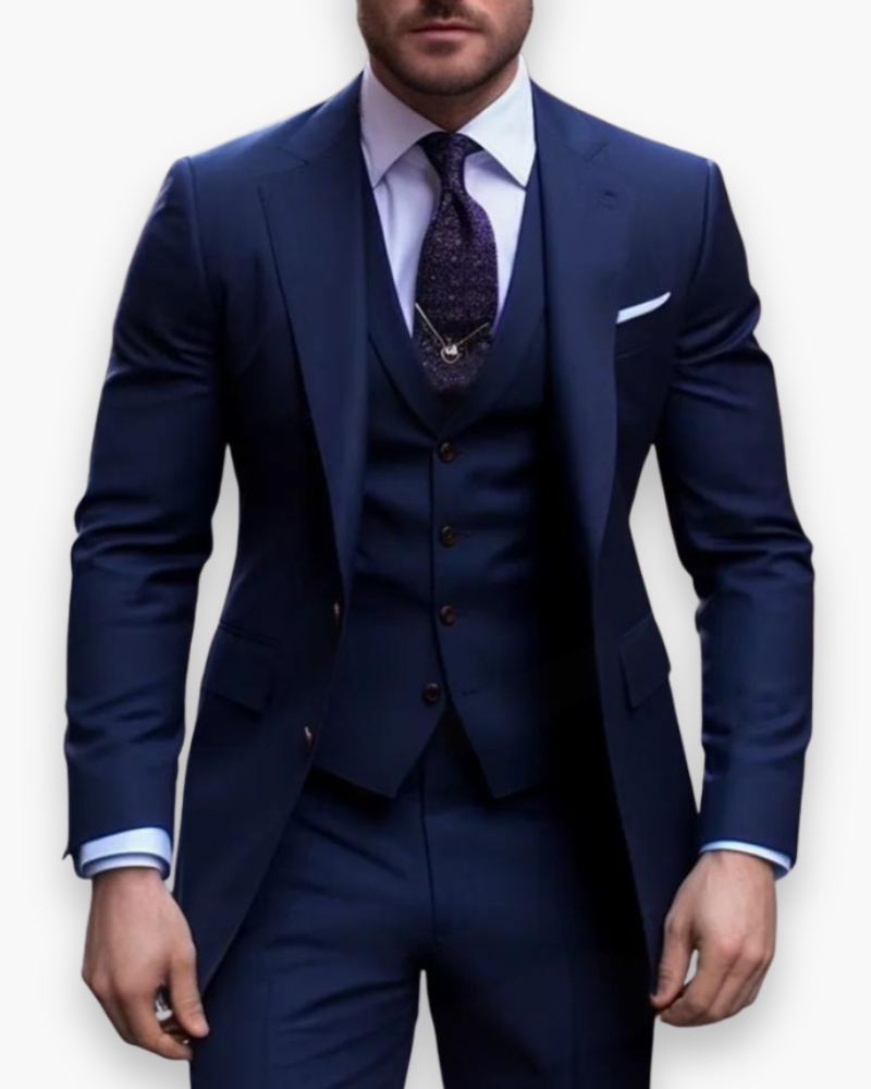 Dreiteiliger Herrenanzug mit Weste | Eleganz und Stil für jeden Anlass