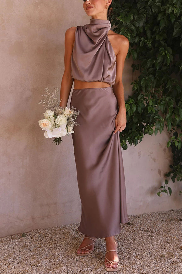 Megani | Elegantes Maxi-Rock-Set