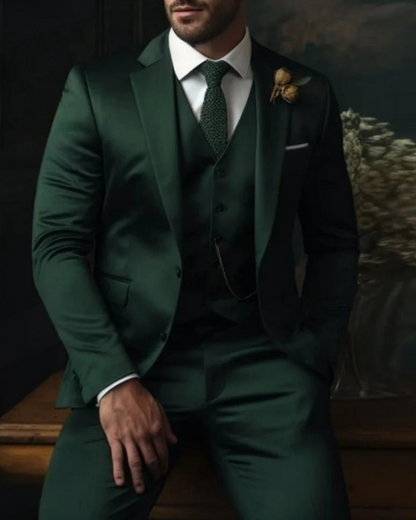 Dreiteiliger Herrenanzug mit Weste | Eleganz und Stil für jeden Anlass