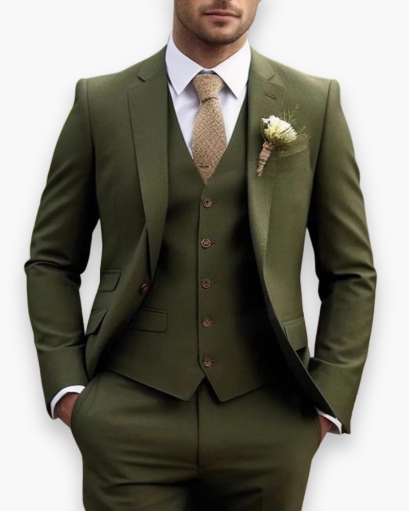 Dreiteiliger Herrenanzug mit Weste | Eleganz und Stil für jeden Anlass