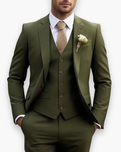 Dreiteiliger Herrenanzug mit Weste | Eleganz und Stil für jeden Anlass