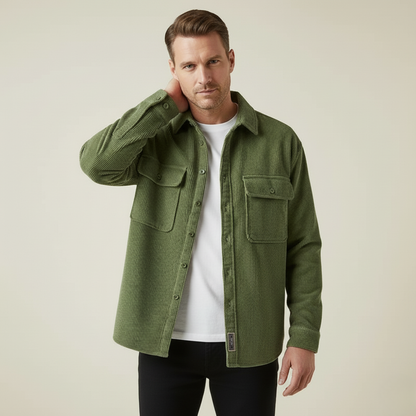Herren Cordjacke mit Fleece | Wärmend & Stilvoll für Herbst & Winter