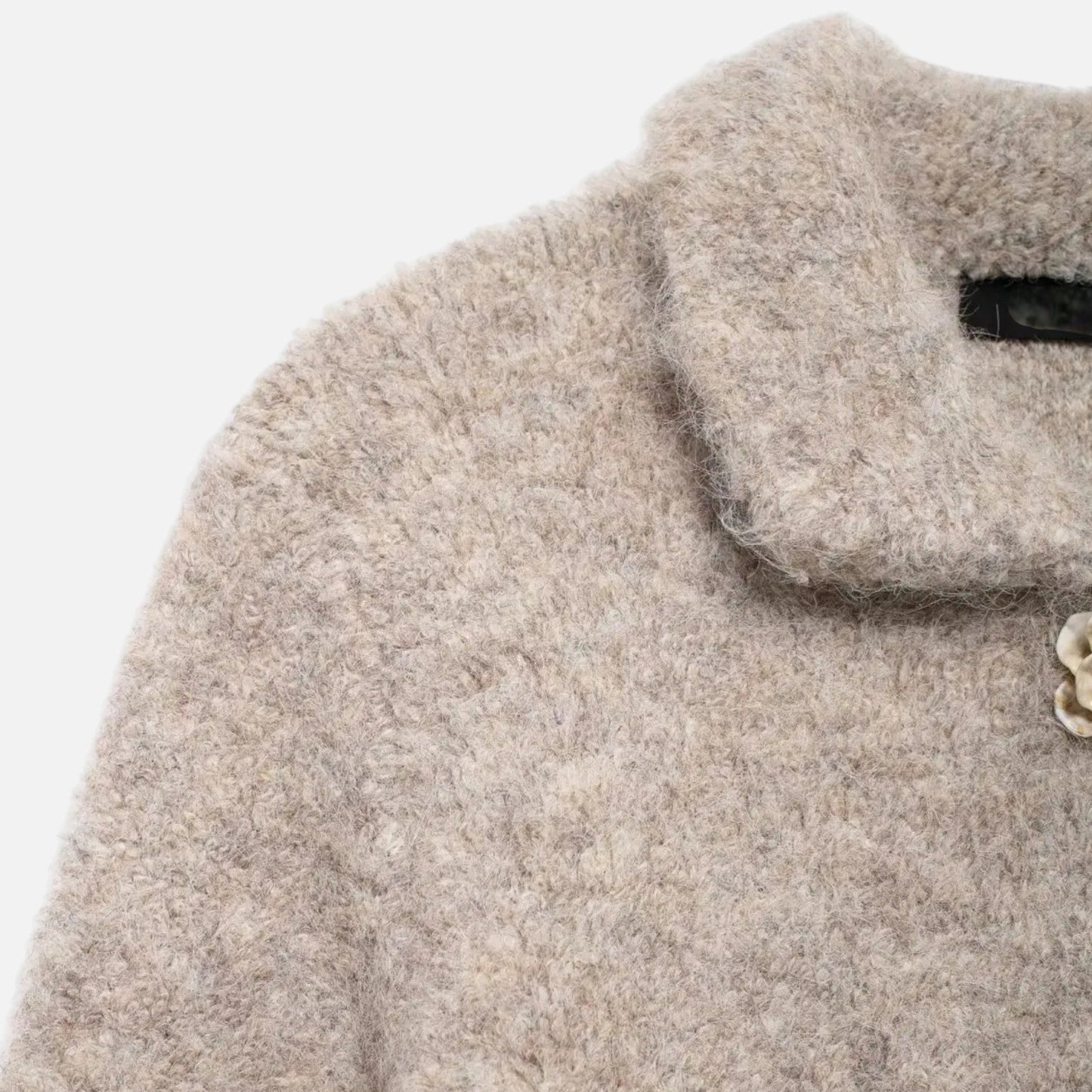 Damen Strickcardigan Blumenmuster | Weicher Cardigan für stilvolle Herbstlooks