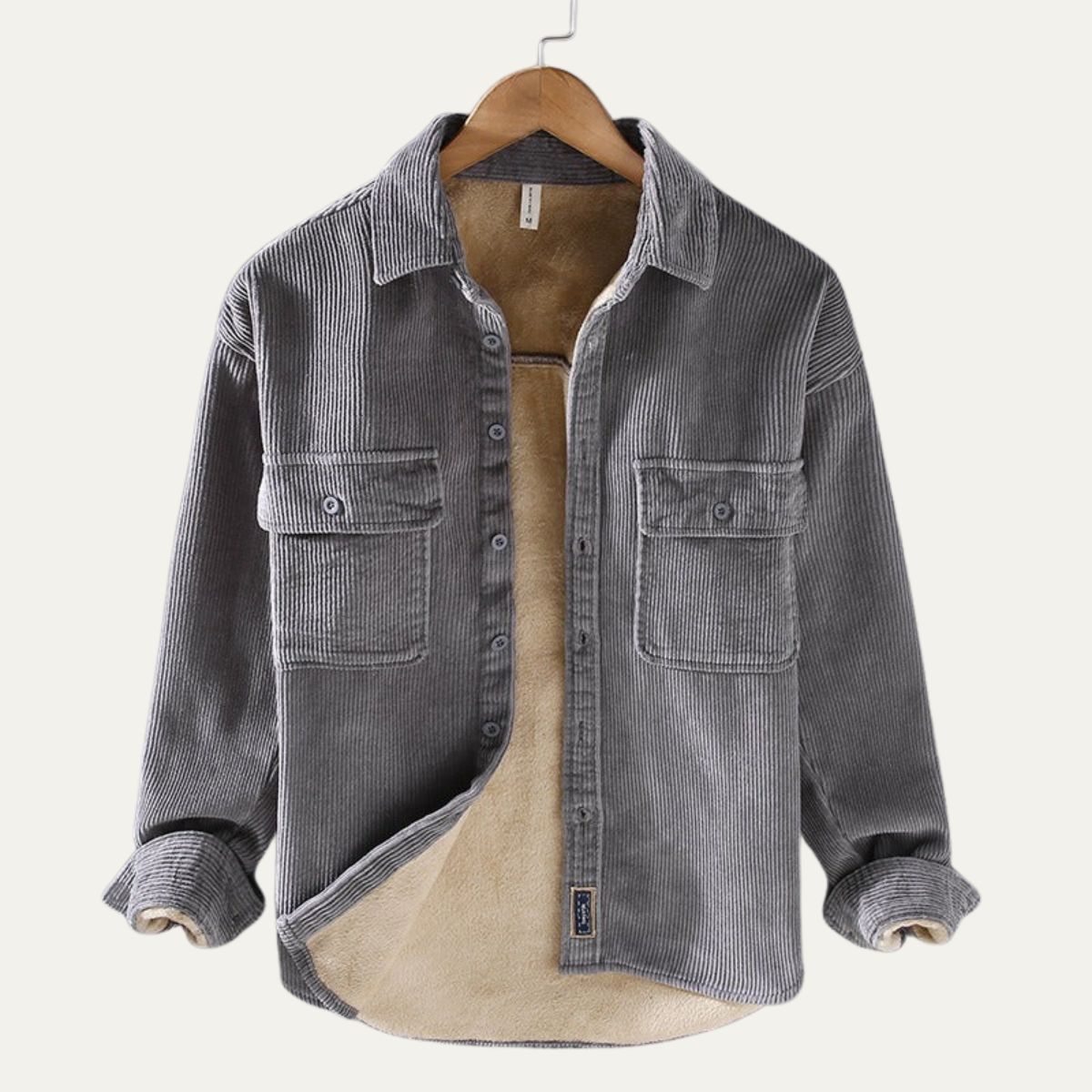 Herren Cordjacke mit Fleece | Wärmend & Stilvoll für Herbst & Winter