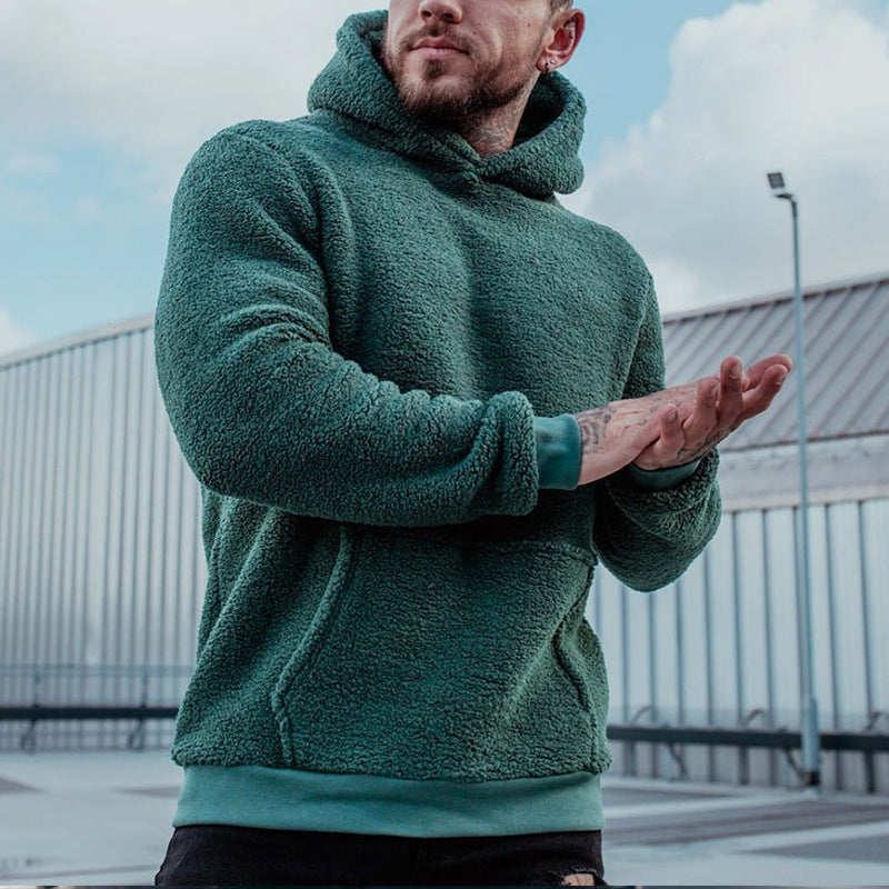 Iago | Herren Fleece Kapuzenpullover mit Kängurutasche – Kuschelig und Stylisch