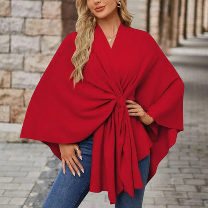 Wickel-Poncho-Top | Eleganz und Leichtigkeit für stilbewusste Frauen