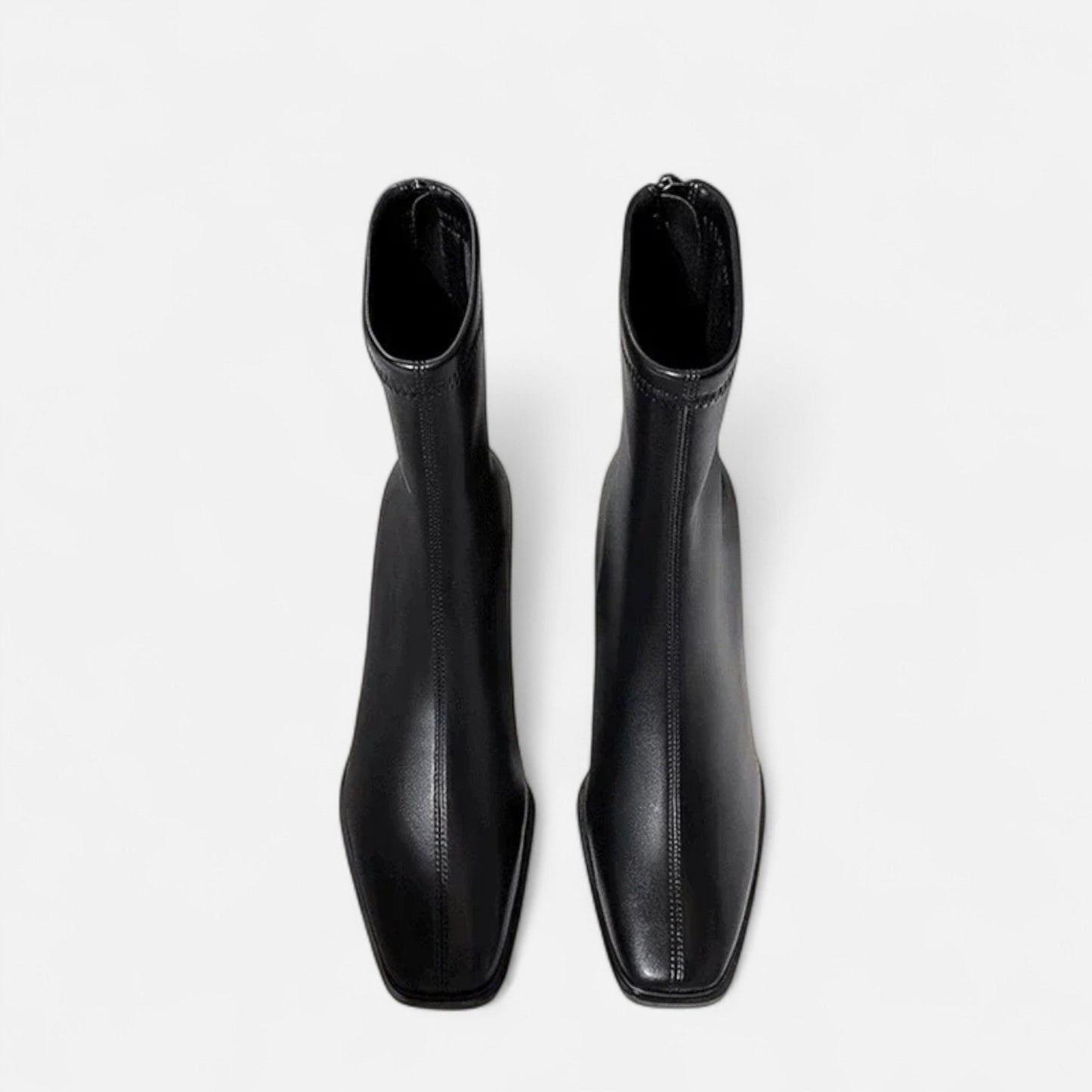 Vintage Stiefeletten mit quadratischer Spitze | Damen, stilvoll & wärmend