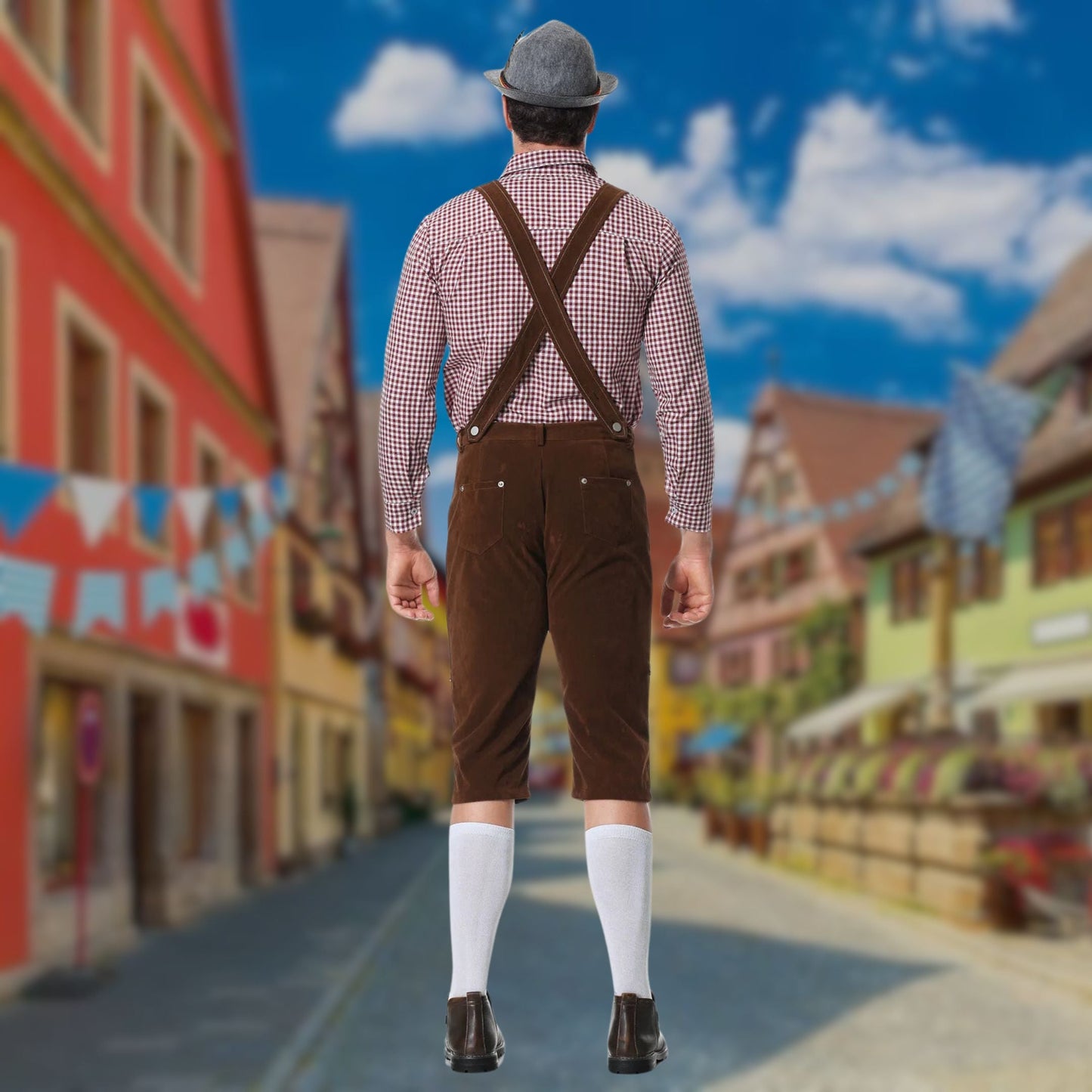 William | Drei-teiliges Oktoberfest Lederhosen-Set