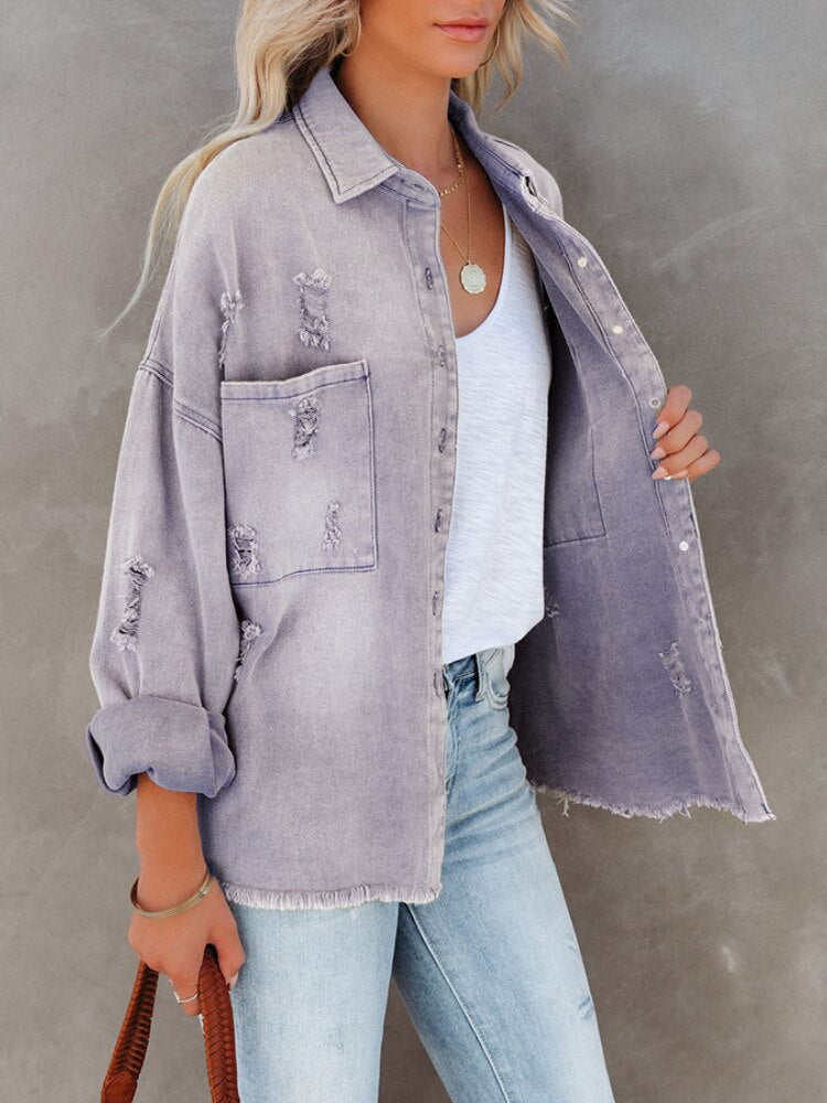 Trendaya | Trendiges Denim-Jacke für Damen - Stilvoll und Vielseitig