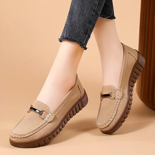 Chicy | Elegante Loafers mit Metall-Gesp