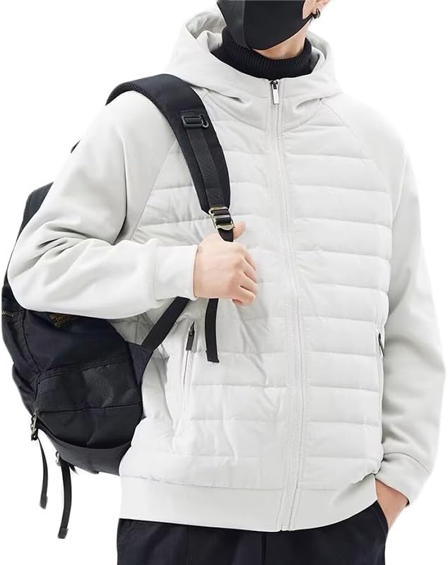 Albie | Herren Übergangsjacke – Gepolsterte Stehkragenjacke mit Reißverschluss für jede Jahreszeit