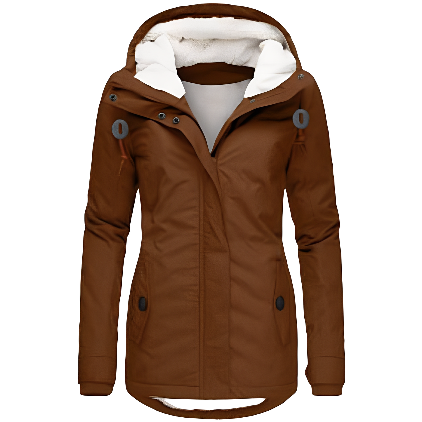 Wasserdichte Samtjacke mit Kapuze – Stylisch, Funktional & Komfortabel