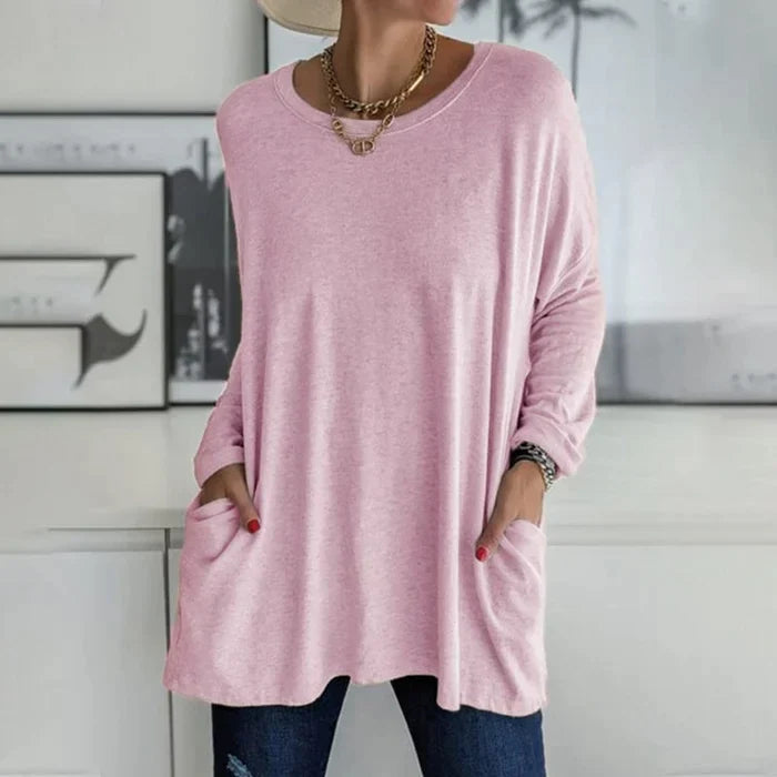 Cariel | Modische Tunika-Bluse mit Tasche