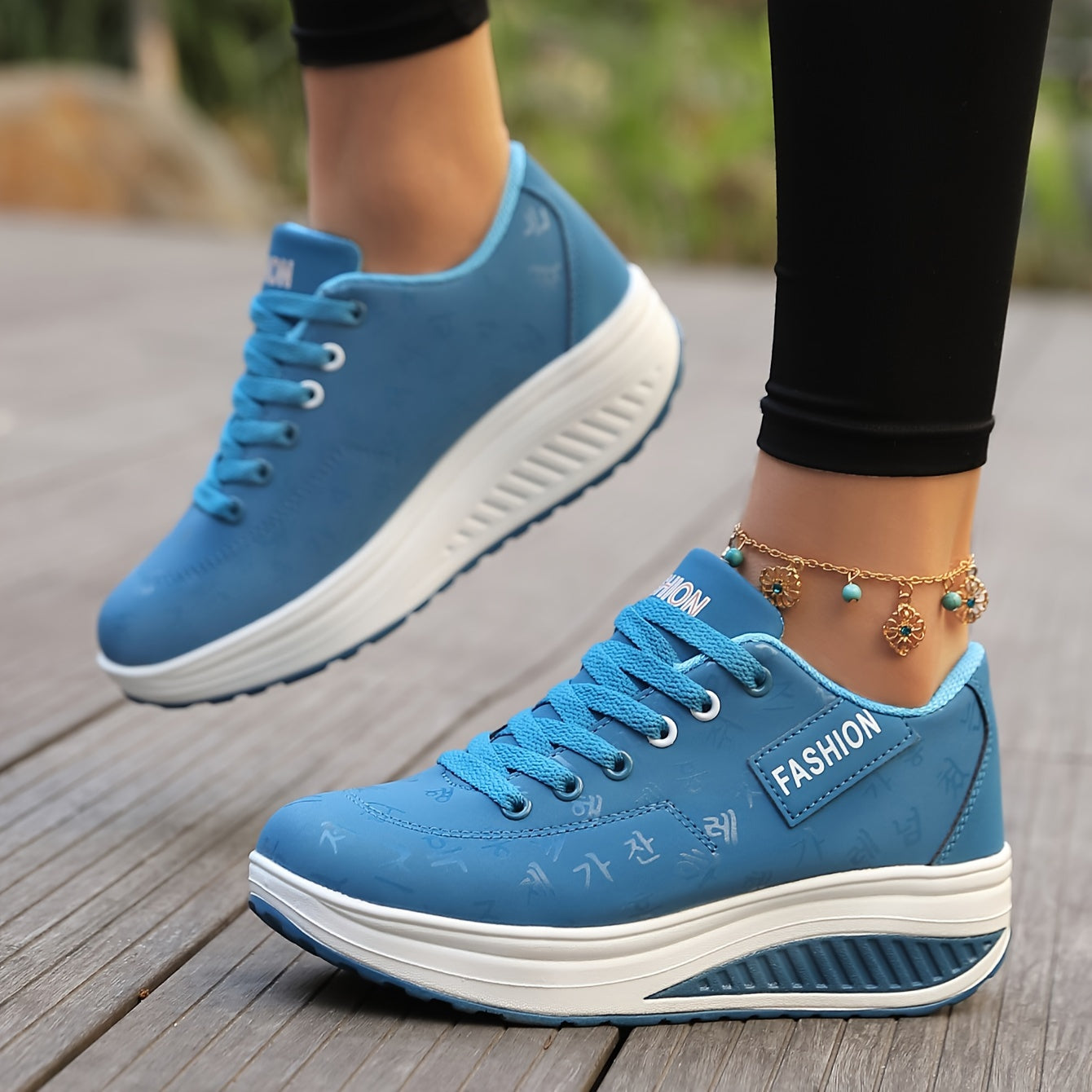 Fablea | Damen Trendsetter Sneaker – Moderne Plateau-Sohle & Stylisches Schnür-Design